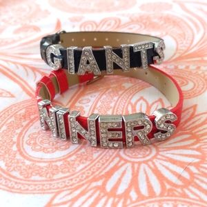 Giants and Niners Bracelets